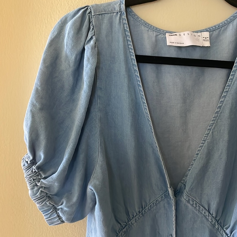 Denim Button Up Dress - Picture 6 of 11